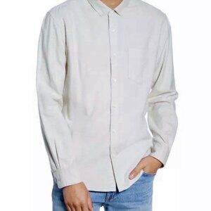 BLDWN  Collared LS Button Down Shirt - Stone